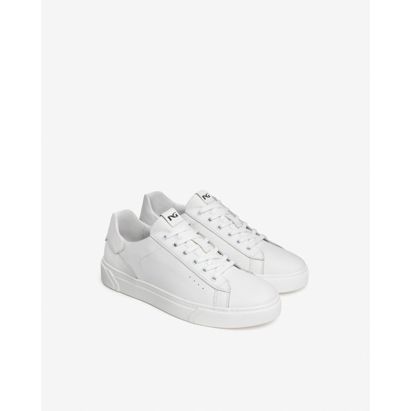 Nero Giardini sneakers in pelle total white E400240U707