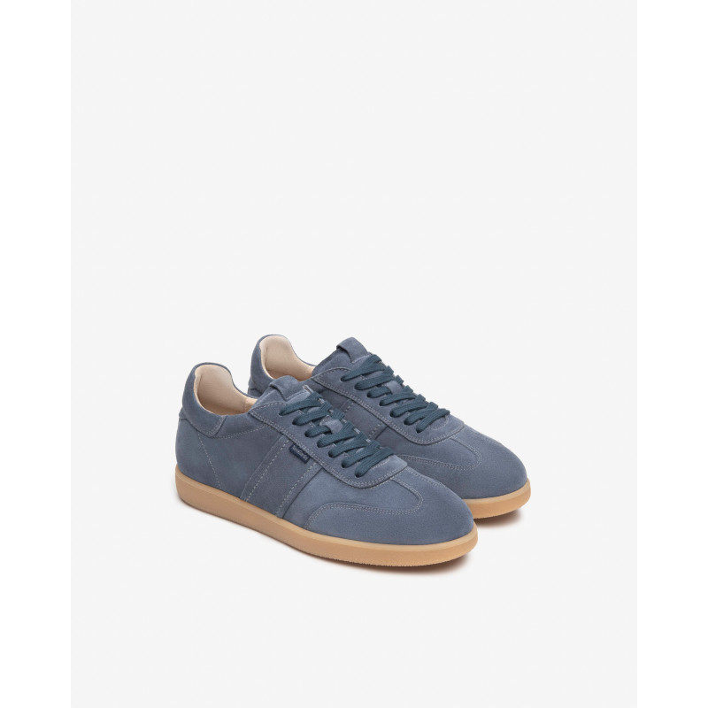 Nero Giardini sneakers uomo pelle scamosciata col. avio E500685U203