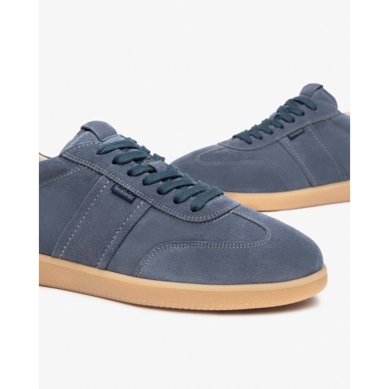 Nero Giardini sneakers uomo pelle scamosciata col. avio E500685U203