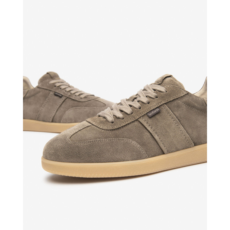 Nero Giardini sneakers uomo scamosciata col. argilla marrone E500685U501