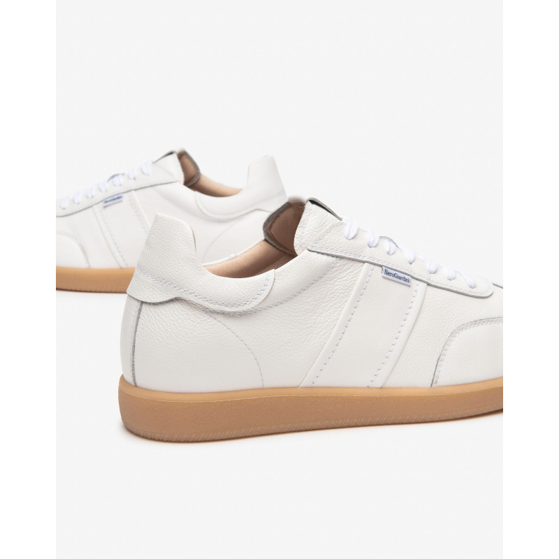 Nero Giardini sneakers uomo in pelle bianca E500686U707