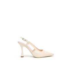 Nero Giardini slingback donna in vernice col. latte E612241DE711