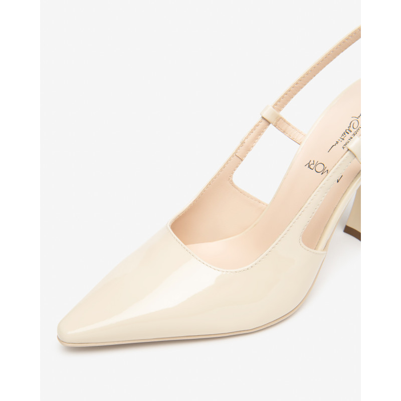 Nero Giardini slingback donna in vernice col. latte E612241DE711