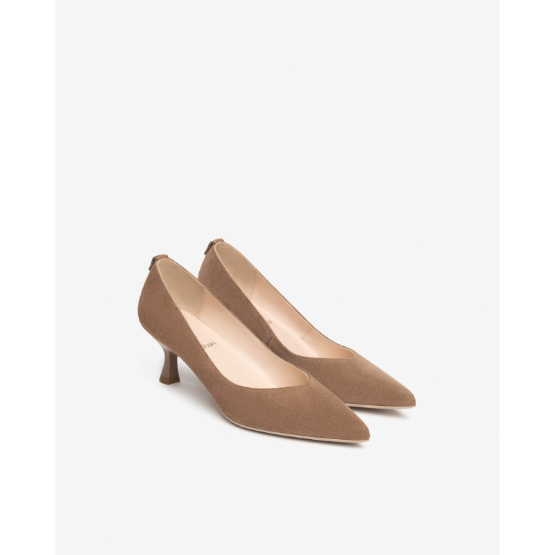 Nero Giardini décolleté donna scamosciate col. mou E615461D442