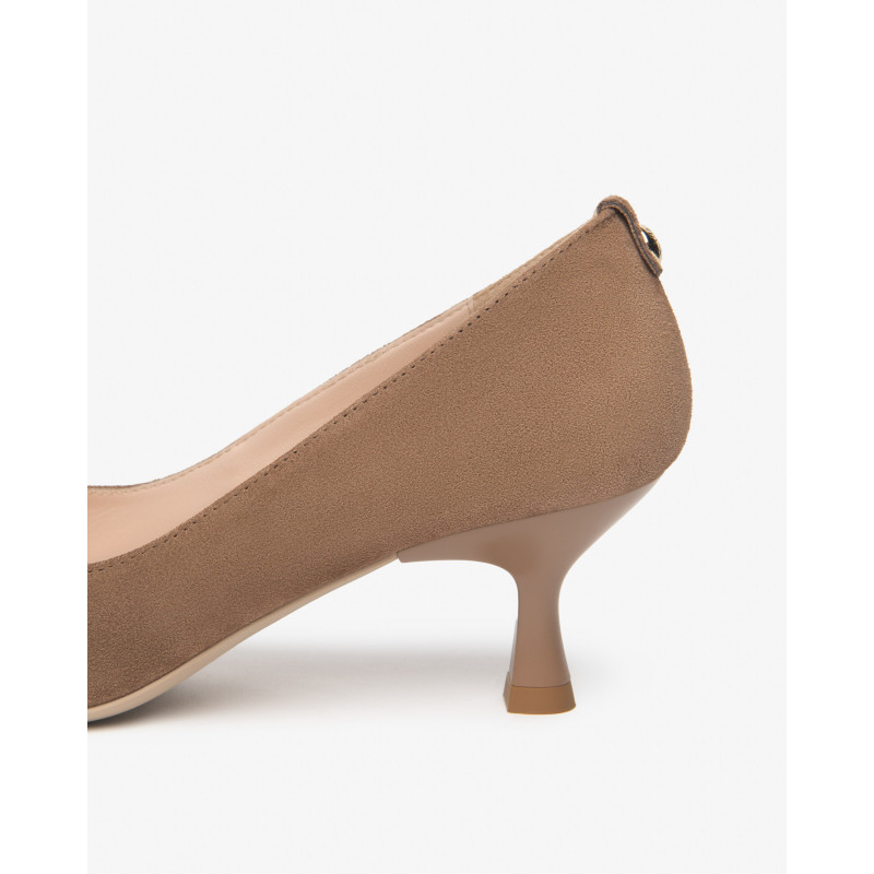 Nero Giardini décolleté donna scamosciate col. mou E615461D442