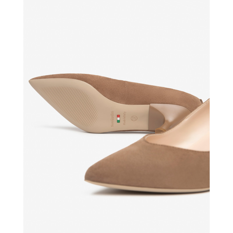 Nero Giardini décolleté donna scamosciate col. mou E615461D442