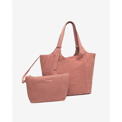 Nero Giardini borsa donna a tracolla in pelle scamosciata rosa E644145D671