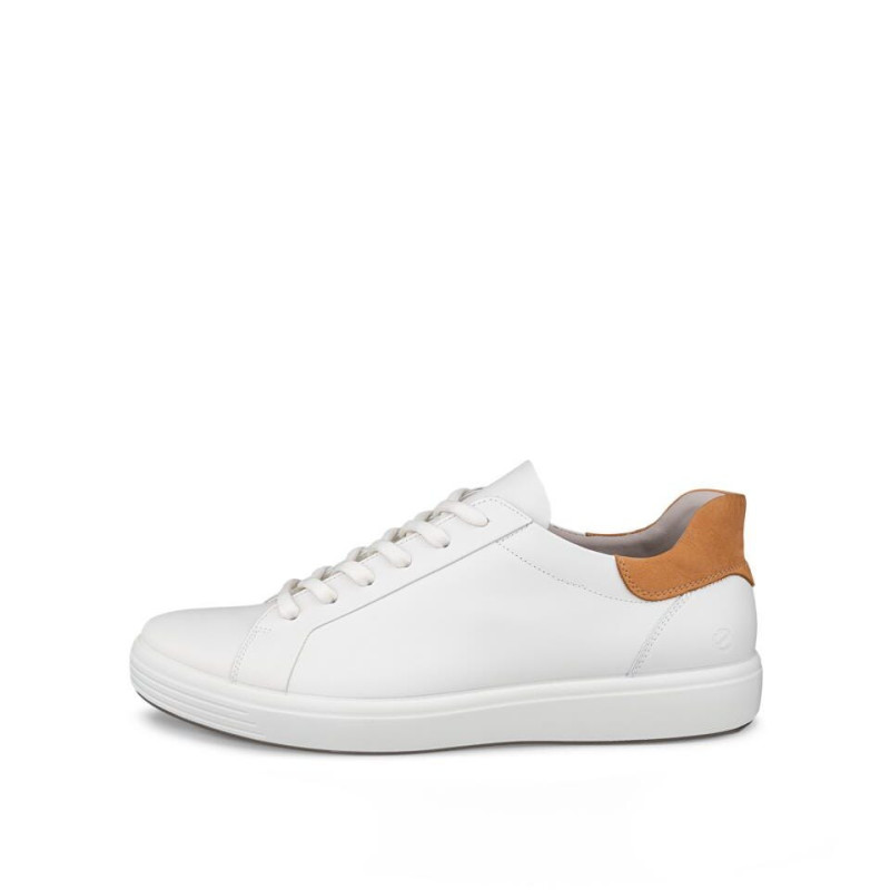 ECCO sneakers uomo Soft 7 M in pelle white 470824 50104