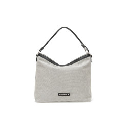 Nero Giardini borsa donna in canvas nero bianco E644241D100