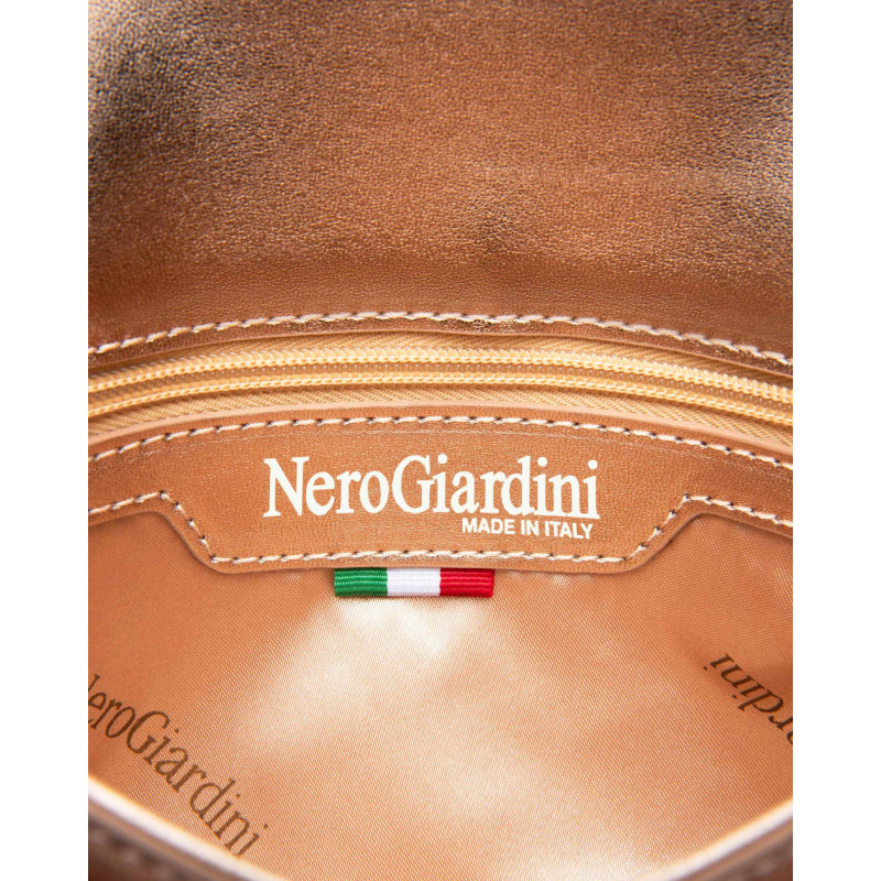 Nero Giardini pochette donna laminato col. sandalo E543903DE434