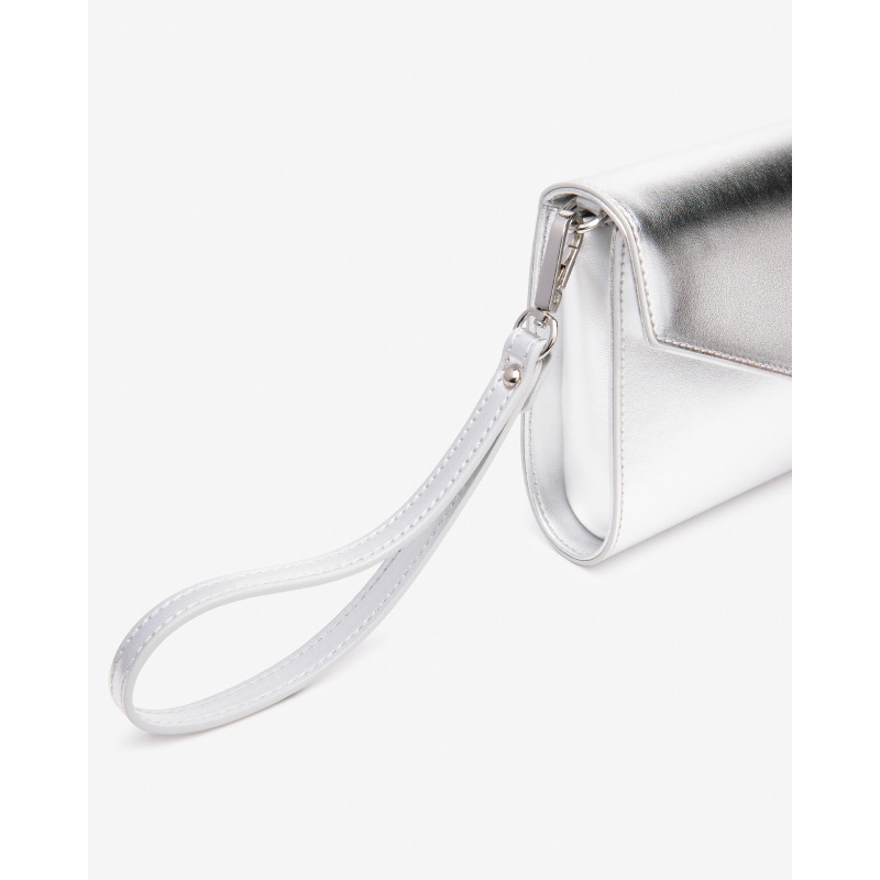 Nero Giardini pochette donna laminato argento E543903DE700