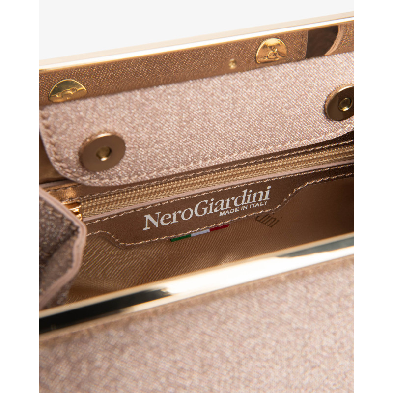 Nero Giardini pochette donna in tessuto microglitter E644130DE631