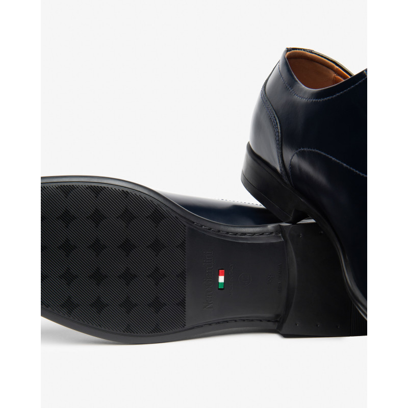 Nero Giardini stringata uomo elegante in pelle blu E601050UE200