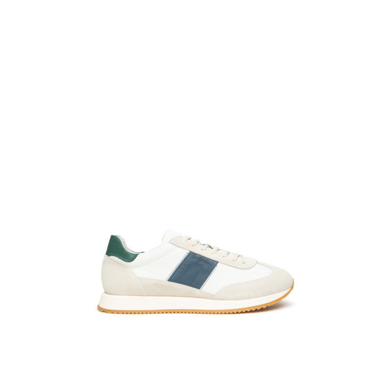 Nero Giardini sneakers uomo in pelle yougurt bianco E601112U714