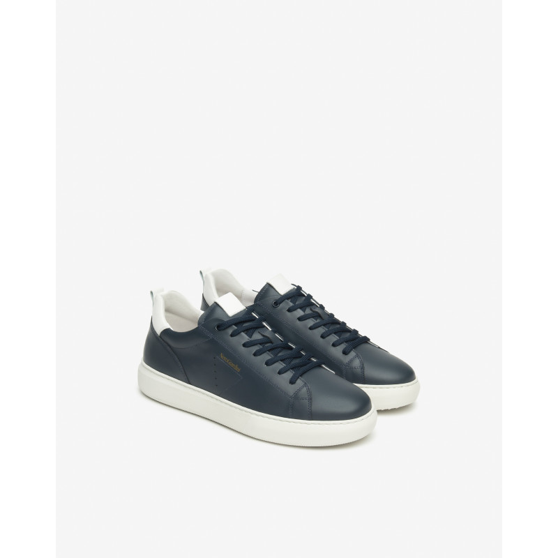 Nero Giardini sneakers uomo in pelle blu E601160U207