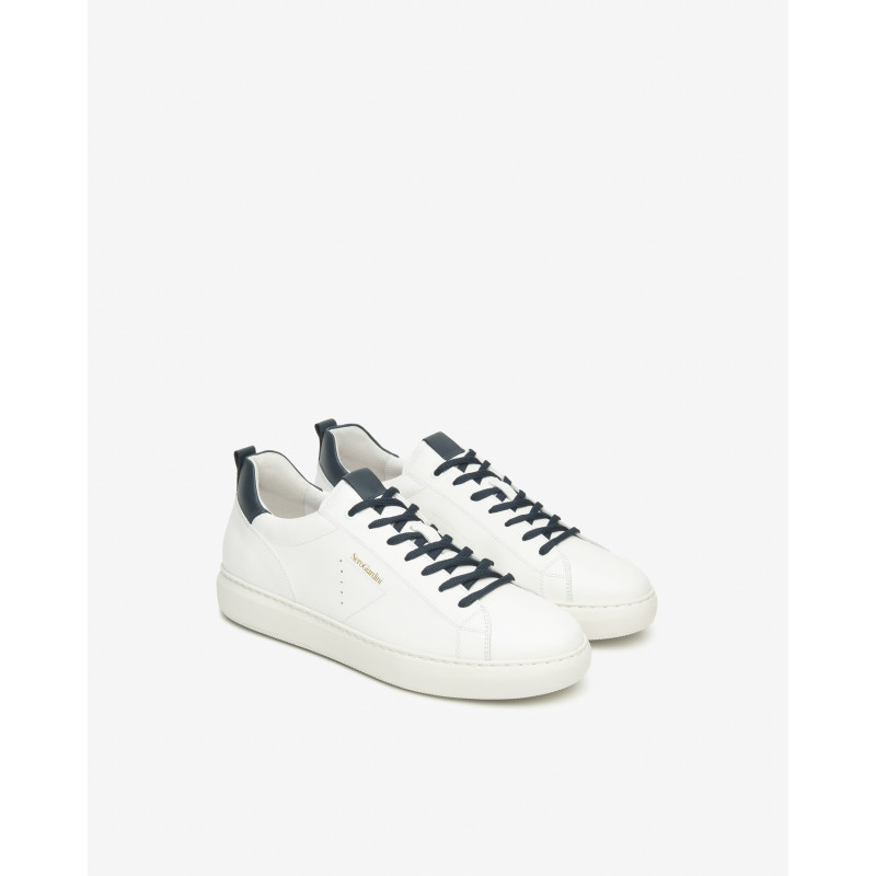 Nero Giardini sneakers uomo in pelle bianco E601160U707