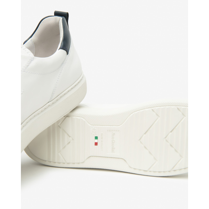 Nero Giardini sneakers uomo in pelle bianco E601160U707