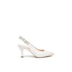 Nero Giardini slingback napa bianco E618341DE707