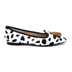 Francesco Milano ballerina donna pois con nappine A03-25M