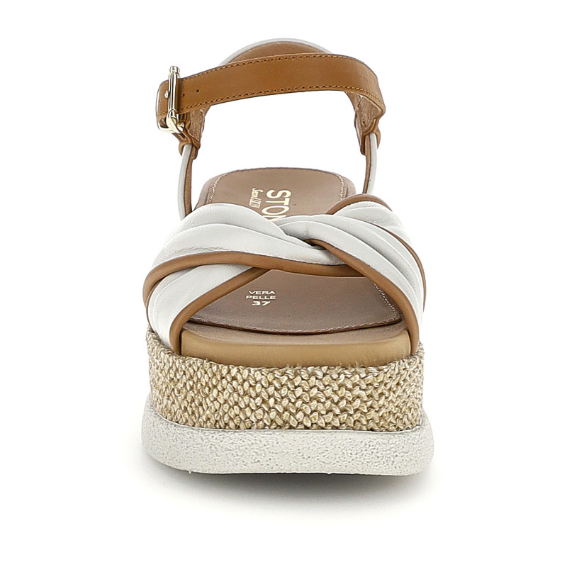 Stonefly sandali donna Arianna 2 nappa white tobacco 223735
