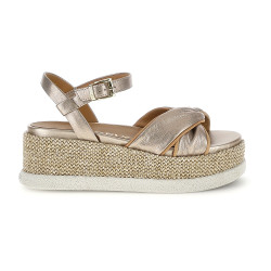 Stonefly sandali donna Arianna 2 nappa laminato taupe 223868