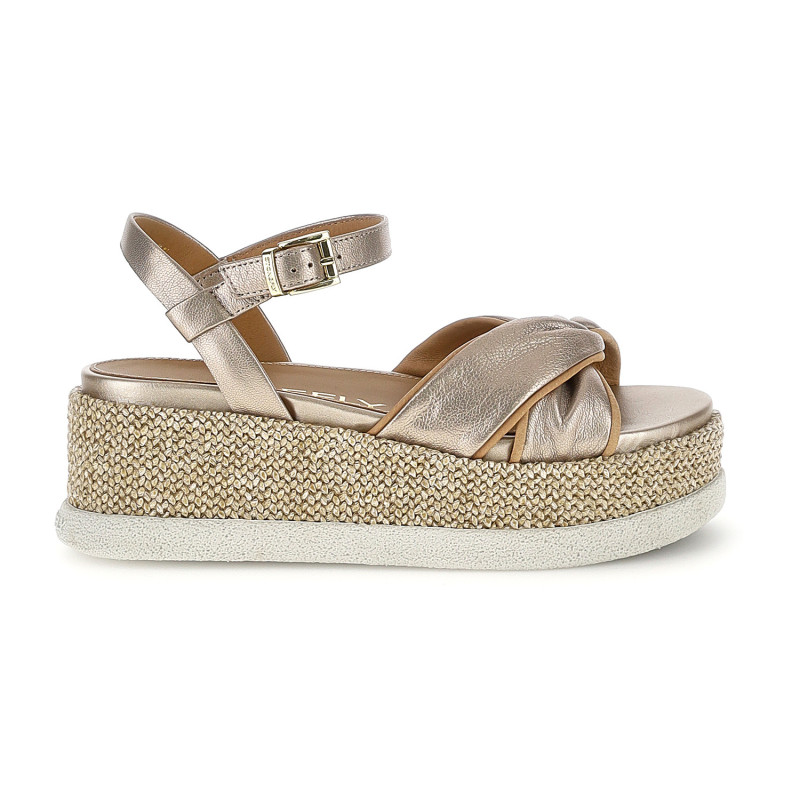 Stonefly sandali donna Arianna 2 nappa laminato taupe 223868