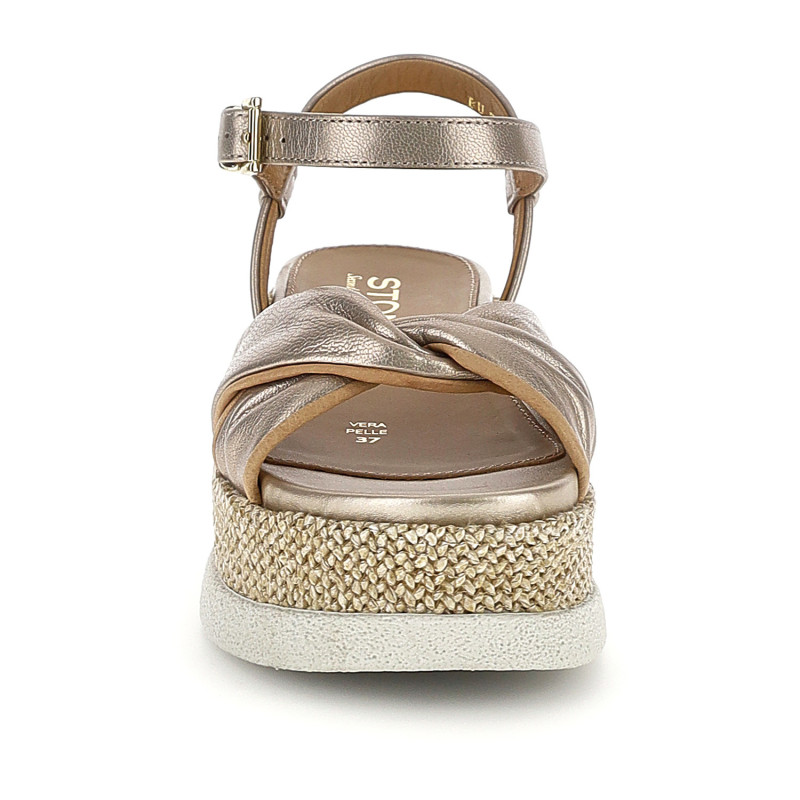 Stonefly sandali donna Arianna 2 nappa laminato taupe 223868