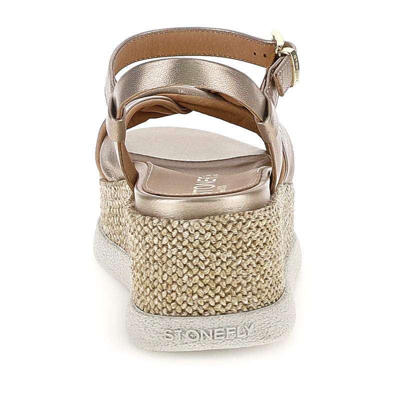 Stonefly sandali donna Arianna 2 nappa laminato taupe 223868