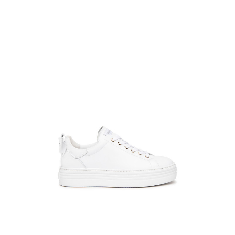 Nero Giardini sneakers bianca con fiocco E306521D707