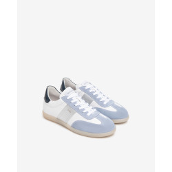 Nero Giardini sneakers donna in pelle col. fiordaliso E512855D623