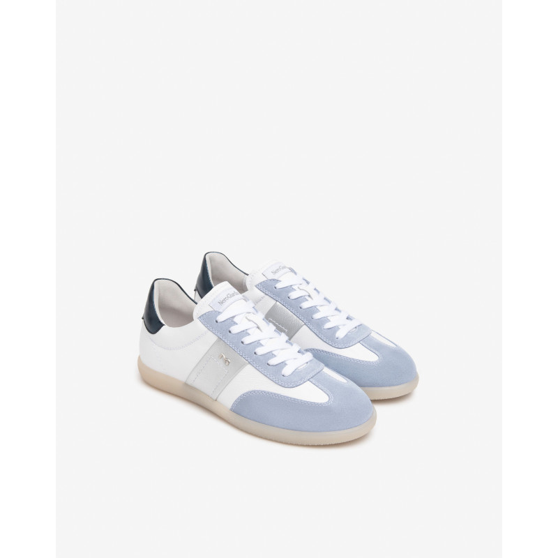 Nero Giardini sneakers donna in pelle col. fiordaliso E512855D623