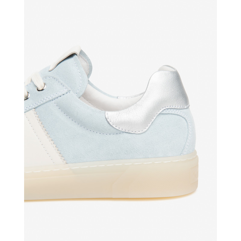 Nero Giardini sneakers donna pelle scamosciata celeste E613004D210