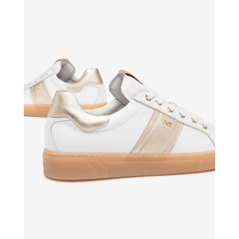 Nero Giardini sneakers donna in pelle bianco E613006D707