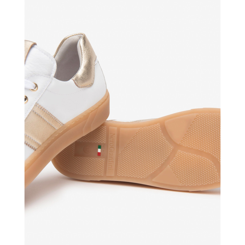 Nero Giardini sneakers donna in pelle bianco E613006D707