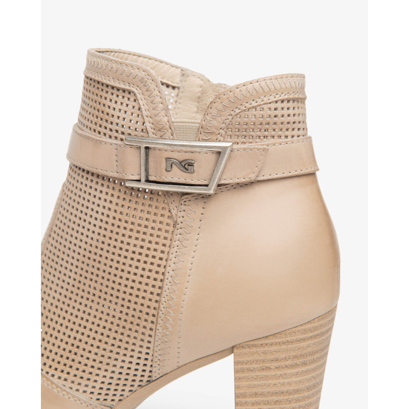 Nero Giardini stivaletti donna in pelle col. champagne E615090D439