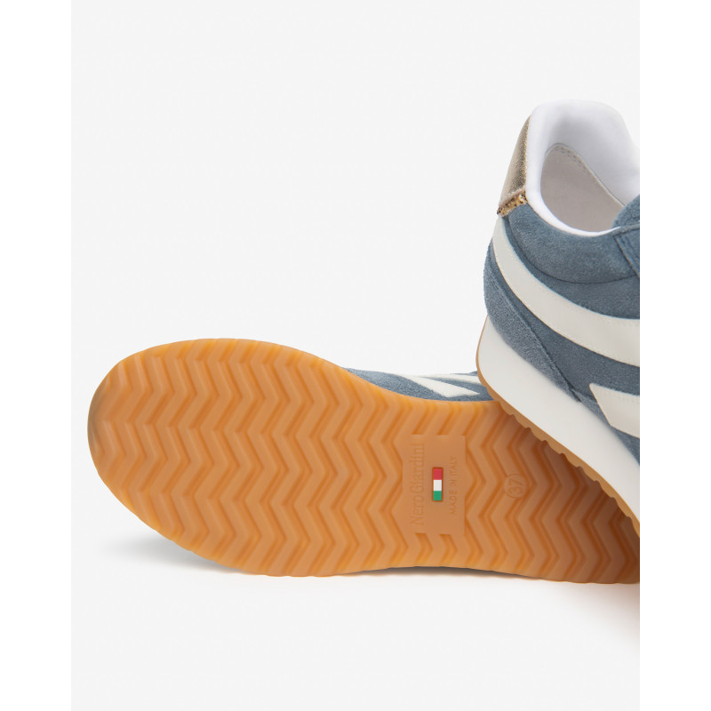 Nero Giardini sneakers donna pelle scamosciata col. avio E615160D203