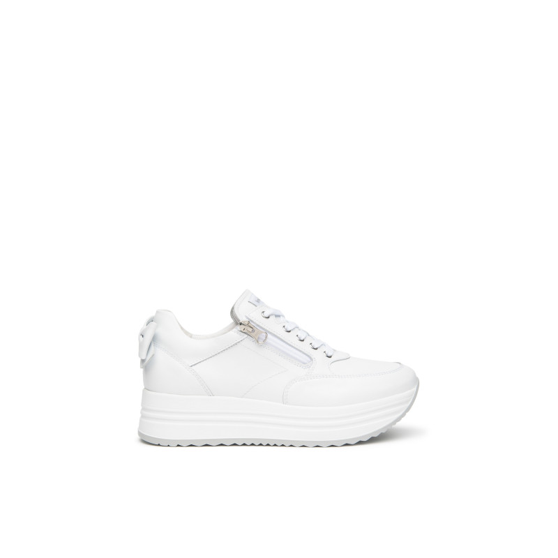 Nero Giardini sneakers donna in pelle bianco E615210D707