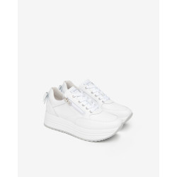 Nero Giardini sneakers donna in pelle bianco E615210D707