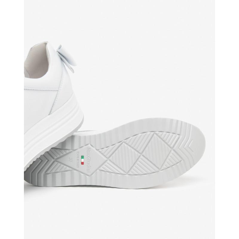 Nero Giardini sneakers donna in pelle bianco E615210D707