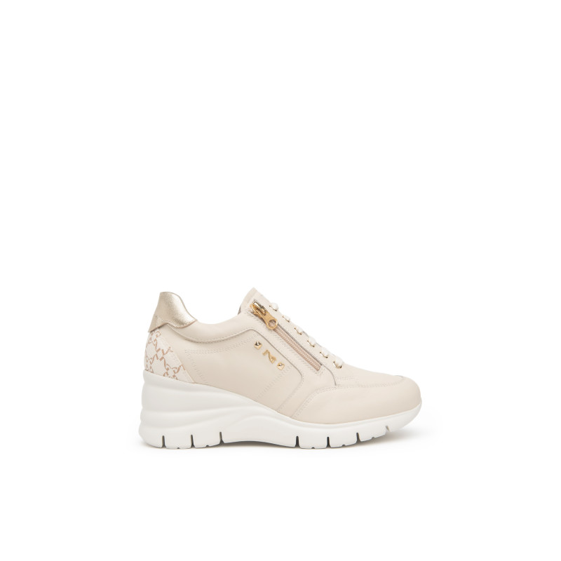 Nero Giardini sneakers donna in pelle col. milk E615221D710