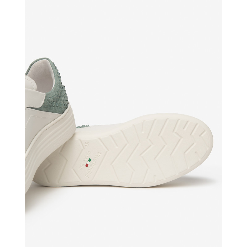 Nero Giardini sneakers donna pelle camoscio col. osso E615300D713