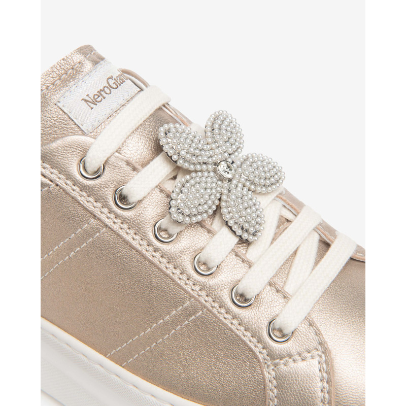 Nero Giardini sneakers donna in pelle col. saturn E615312D675