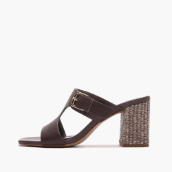 Emanuelle Vee ciabatta Farah donna in pelle brown 203 13
