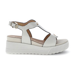 Stonefly sandali donna Parky 36 in pelle white 223717