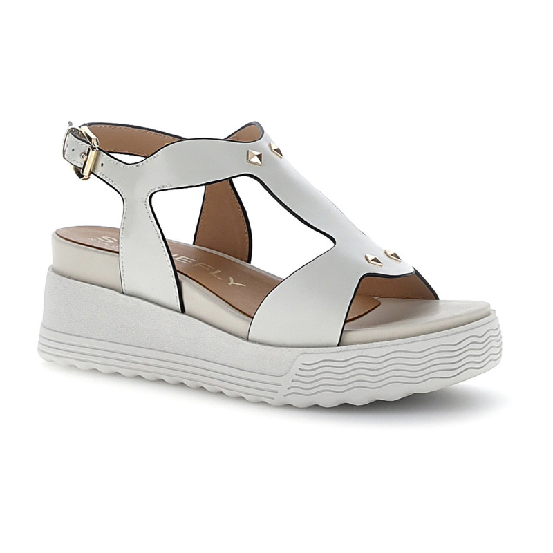 Stonefly sandali donna Parky 36 in pelle white 223717