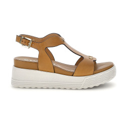 Stonefly sandali donna Parky 36 in pelle tobacco 223717