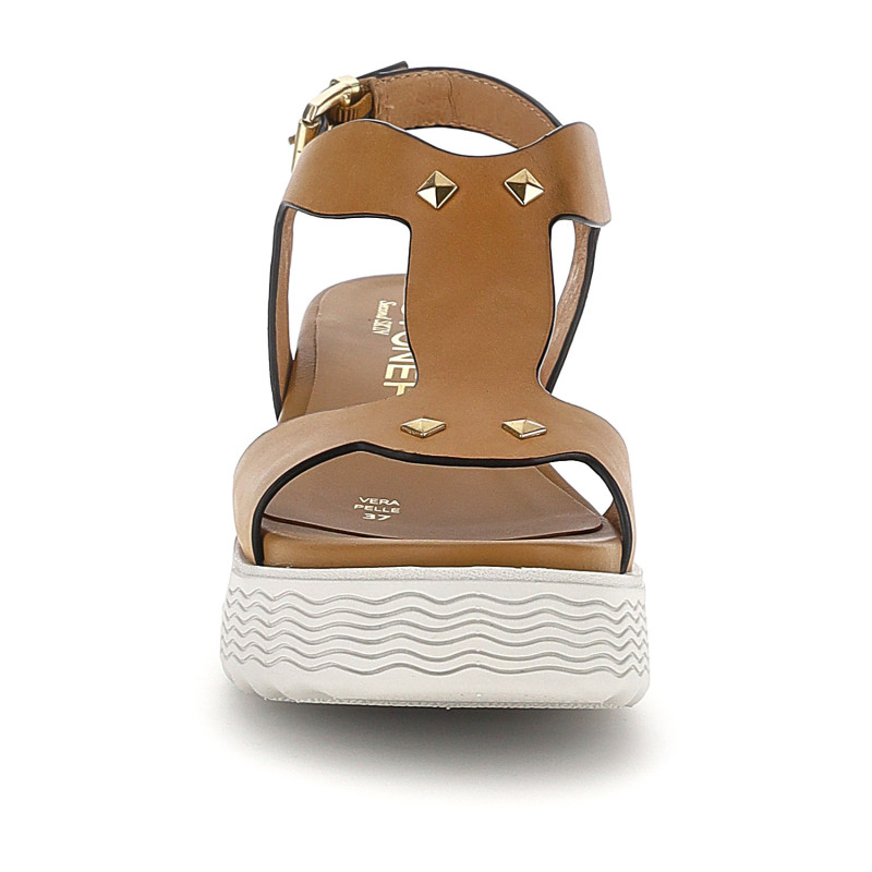 Stonefly sandali donna Parky 36 in pelle tobacco 223717