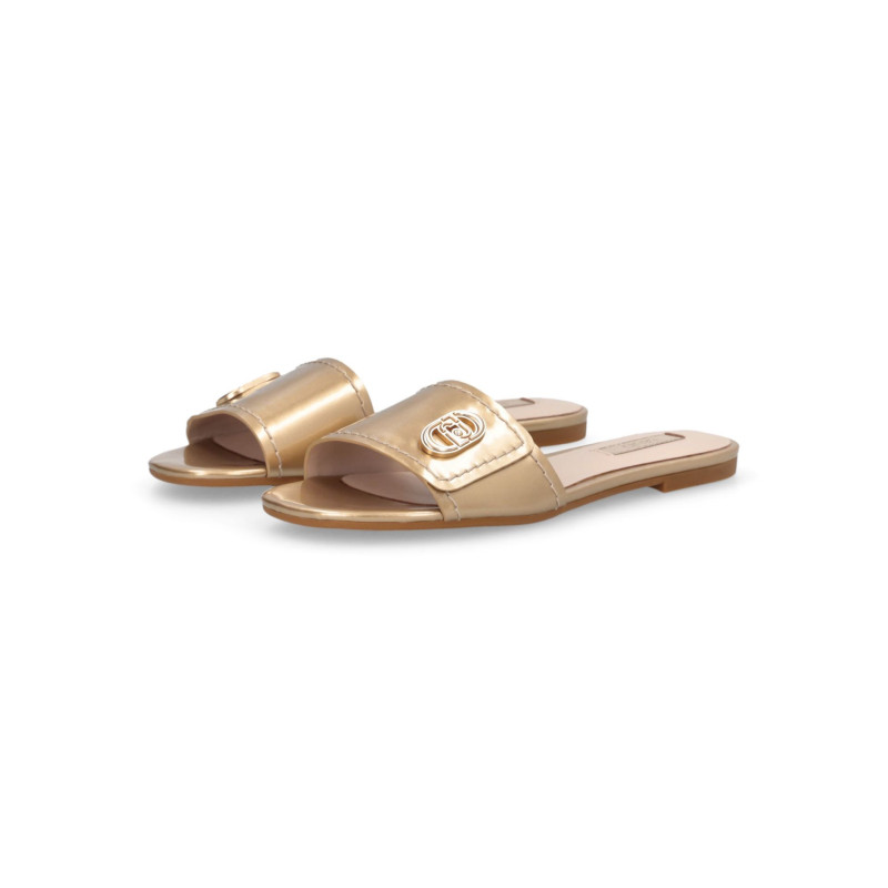 Liu Jo ciabatte flat donna Sandy 03 light gold SA6127EX029