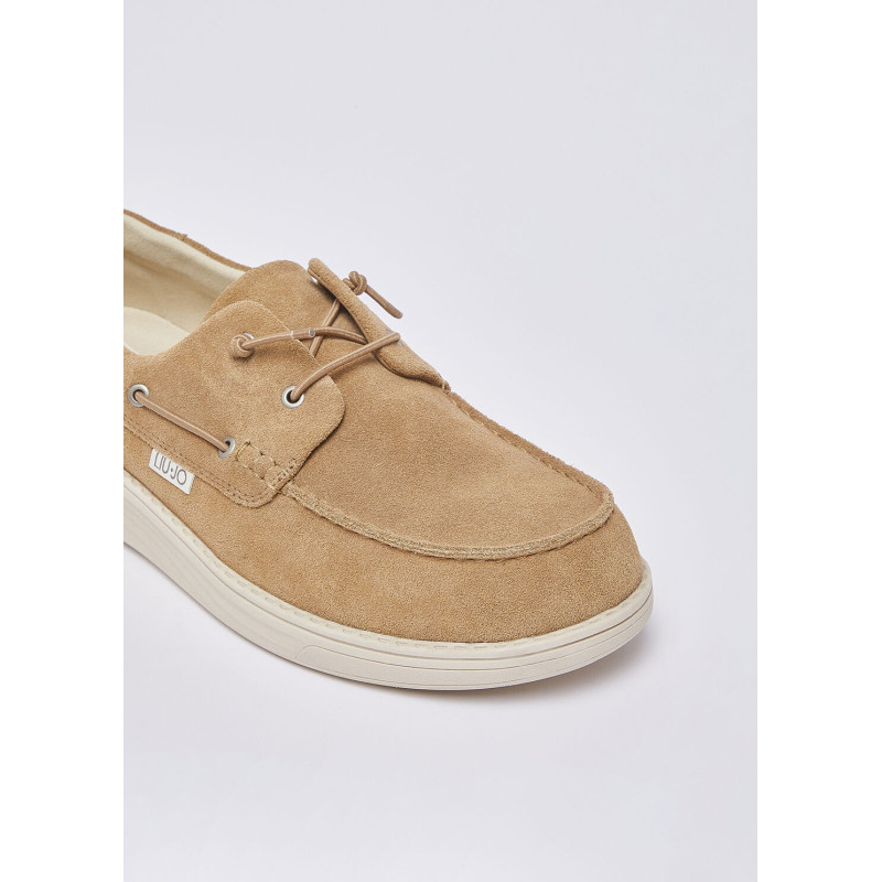 Liu Jo mocassini uomo Riva 01 in suede lion beige 7B5007PX002