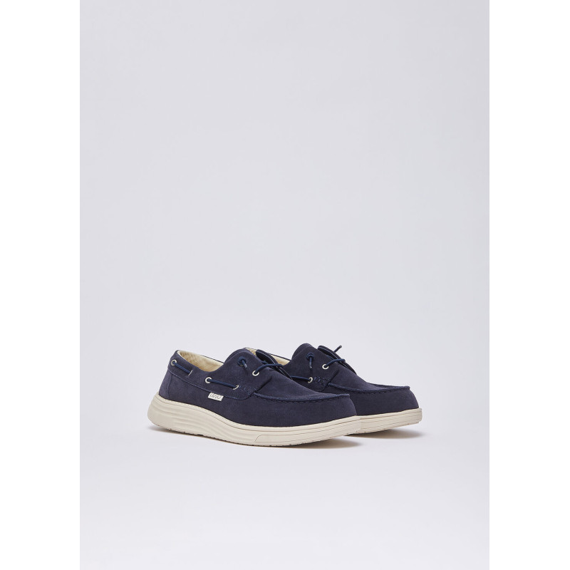 Liu Jo mocassini uomo casual Riva 01 in suede navy 7B5007PX002